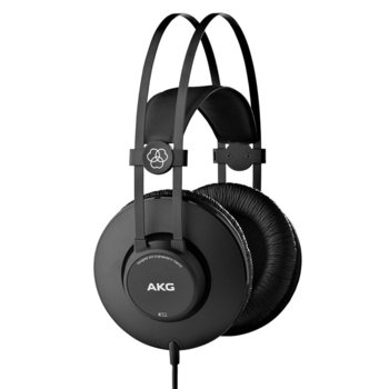 Слушалки AKG-K-52, 18 - 20000 Hz, кабел 2.5 m, черни | JAR Computers Слушалки AKG-K-52