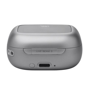 Блутут слушалки-тапи JBL Live Beam 3 - Сребрист