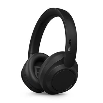 Слушалки Philips TAH6509BK/00, безжични/жични, Bluetooth, Jack 3.5mm, микрофон, ANC шумопотискане, 40mm говорители, управление с гласови асистенти Google и Siri, черни | JAR Computers Слушалки Philips TAH6509BK/00