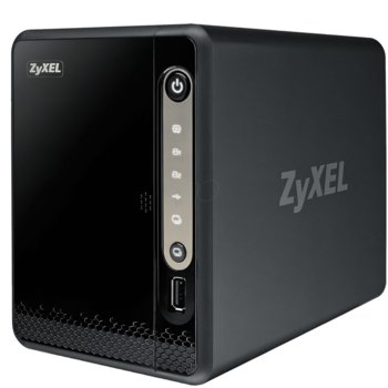 Мрежови диск (NAS) ZyXEL NAS326, двуядрен Marvell Armada 380 1.3 GHz, без твърд диск (2x SATA), 512MB DDR3 RAM, 1Gbps LAN, 2x USB 3.0, USB 2.0 image