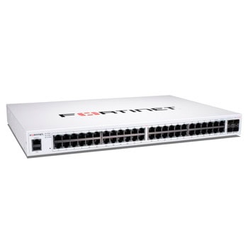 Суич Fortinet FortiSwitch 148F-FPOE, 10000Mbps, 52 порта, 48x 10/100/1000Mbps RJ-45, 4x 10/100/1000/10000Mbps SFP+ | JAR Computers Fortinet FortiSwitch 148F-FPOE FS-148F-FPOE