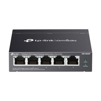 Суич TP-Link DS105GP, 1000 Mbps, 5 порта, 5x 10/100/1000Mbps RJ-45 | JAR Computers TP-Link DS105GP