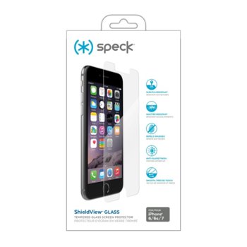 Speck Tempered Glass за iPhone 6/6S/7