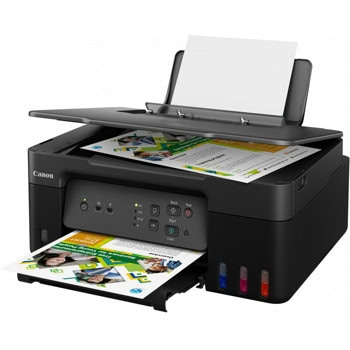 Мултифункционално мастиленоструйно устройство Canon PIXMA G3430 (5989C009AA), цветен, принтер/копир/скенер, 4800 x 1200 dpi, до 23 стр/мин, Wi-Fi, USB, A4, управление с Amazon Alexa и Google Assistant | JAR Computers Canon PIXMA G3430 5989C009AA