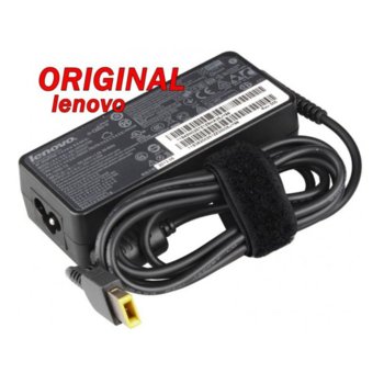 Захранване за лаптопи (оригинално) Lenovo 20V/3.25A/65W, (slim tip), правоъгълна букса | JAR Computers Lenovo 20V/3.25A/65W (slim tip) правоъгълна букса