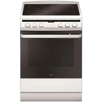 Готварска печка Amica 6018CE3.30EHTA, електрическа, 4 нагревателни плочи, 62 л. капацитет на фурната, 8 функции, 9300W, инокс | JAR Computers Amica 6018CE3.30EHTA