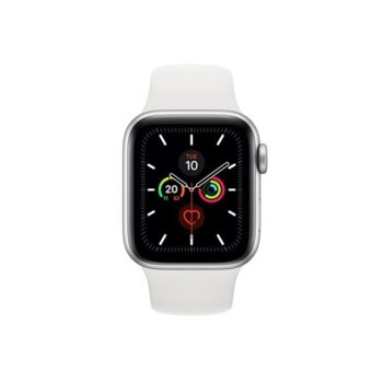 Apple Watch Series 5 GPS, 40mm Space Silver/White