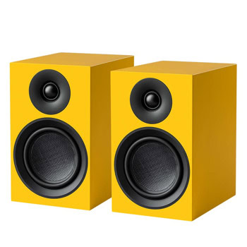 Тонколони Pro-Ject Speaker Box 5 E Carbon, 2.0, басрефлексни, жълти, 65-20 000 Hz честотен диапазон | JAR Computers Тонколони Pro-Ject Speaker Box 5 E Carbon жълти