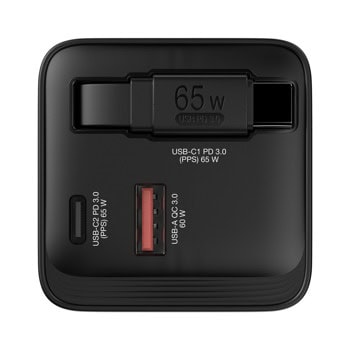 Verbatim GaN Wall Charger 65W 2 Port 32217
