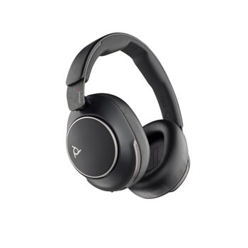 Конферентни слушалки Poly Voyager Surround 80 UC, безжични, 10 шумопотискащи микрофона, 40mm говорители, възглавнички от изкуствена кожа, до 24 часа време на работа, Bluetooth, черни | JAR Computers Poly Voyager Surround 80 UC 8G7T9AA