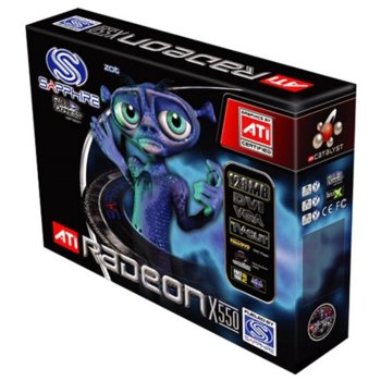 RADEON X550, 128MB, Sapphire, PCI Express, TV Out