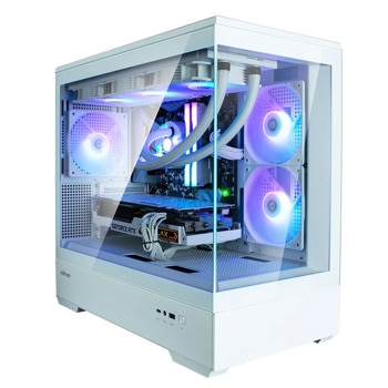 Кутия Zalman P30 White, mATX/Mini-ITX, 1x USB 3.0, 1x USB-C, 3x A-RGB 120mm вентилатора, с прозорец, бяла, без захранване | JAR Computers Zalman P30 White ZM-P30-WHITE