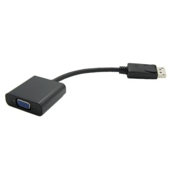 Преходник Roline S3201, от Display Port(м) към VGA(ж), черен | JAR Computers Roline S3201 DisplayPort(м) към VGA(ж)