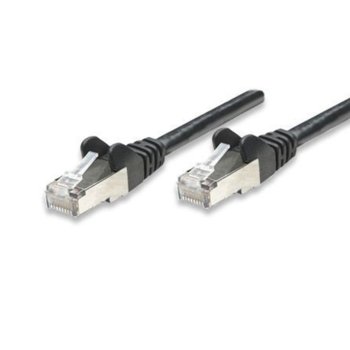 Пач кабел Intellinet 739795, SFTP, Cat.6, 0.25м, черен | JAR Computers Пач кабел Intellinet 739795