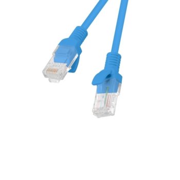 Lanberg patch cord CAT.5E 0.25m, blue