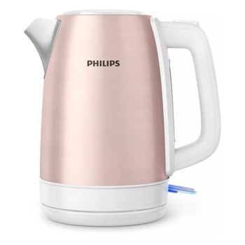 Чайник Philips HD9350/96, вместимост 1.7 l, неръждаема стомана, защита от кипене, розово злато | JAR Computers Чайник Philips HD9350/96