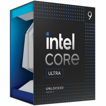 Процесор Intel Core Ultra 9 285K, двадесет и четириядрен (3.7/5.7GHz, 36MB Cache, 0.3-2.0GHz, LGA1851), BOX, без охлаждане | JAR Computers Intel Core Ultra 9 285K Box BX80768285K