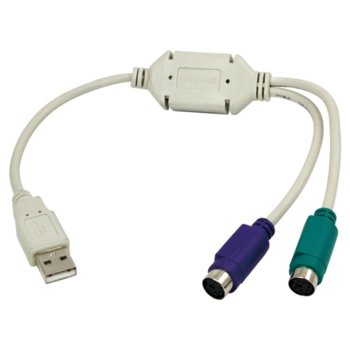 LogiLink USB(м) to 2xPS2 AU0004A