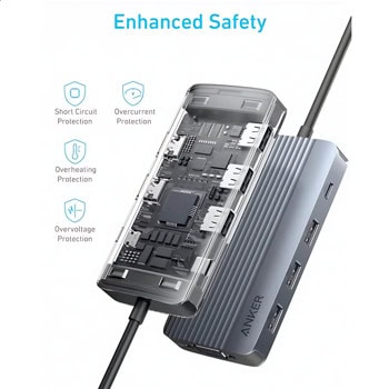 Anker 8-in-1 Multifunctional USB-C Hub A83790A2 | JAR Computers Anker 8-in-1 Multifunctional USB-C Hub A83790A2