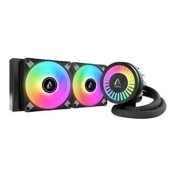 Водно охлаждане за процесор Arctic Liquid Freezer III 240 A-RGB Black, съвместимост със сокети Intel LGA 1700/1851 & AMD AM5/AM4 | JAR Computers Arctic Liquid Freezer III 240 A-RGB ACFRE00142A