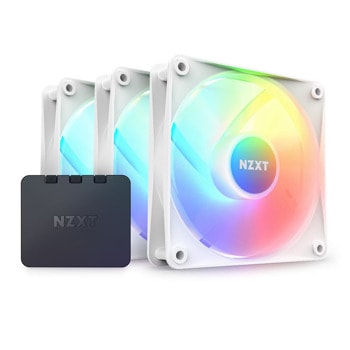 NZXT F120 RGB Core Triple Pack White RF-C12TF-W1