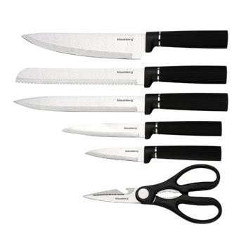 комплект ножове klausberg kb 7977 8 части черен