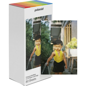 Фотохартия Polaroid Hi Print 4x6 Paper Cartridge - 80 Sheets, за Polaroid Hi-Print 4x6 принтер, 4 x 6" (102 x 152 mm), 80 листа | JAR Computers Polaroid Hi Print 4x6 Paper Cartridge 80 Sheets