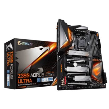 Дънна платка Gigabyte Z390 AORUS ULTRA, Z390, LGA1151, DDR4, PCI-Е (HDMI)(CF&SLI), 6x SATA 6Gb/s, 3x M.2, 1x USB 3.1 Type-C, Wi-Fi, Bluetooth, RGB, ATX | JAR Computers Gigabyte Z390 AORUS ULTRA