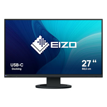 Монитор EIZO EV2720S-BK, 27" (68.58 cm) IPS панел, WQHD, 5ms, 1500:1, 350 cd/m2, DisplayPort, HDMI, USB-C | JAR Computers EIZO EV2720S-BK