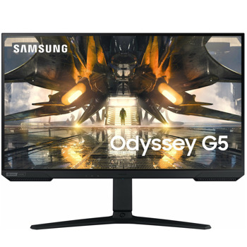 Монитор Samsung Odyssey G5 27G500 (LS27AG500NUXEN), 27" (68.58 cm) IPS панел, 165Hz, QHD, 1ms, 350cd/m2, DisplayPort, HDMI image
