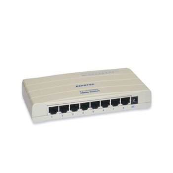 Суич Repotec RP-1708K, 8Port 100Mbps | JAR Computers Repotec RP-1708K/8P