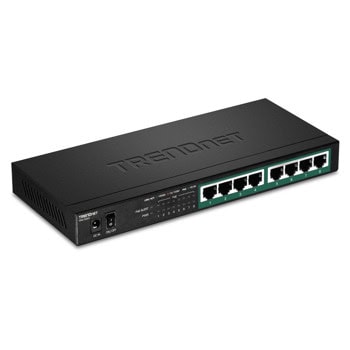Суич TRENDnet TPE-TG83, 2000Mbps, 8 порта, 8x 10/100/200/2000Mbps RJ-45 PoE+ | JAR Computers TRENDnet TPE-TG83 (Version v1.0R)