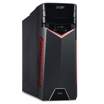Настолен компютър Acer Aspire GX-781 Tower (DT.B88EX.005), четириядрен Kaby Lake Intel Core i5-7400 3.0/3.5GHz, Nvidia GeForce GTX 1050 2GB, 8GB DDR4, 1TB 7200 rpm HDD, 3x USB 3.0, Wi-Fi, клавиатура и мишка, Free DOS | JAR Computers Acer Aspire GX-781 DT.B88EX.005