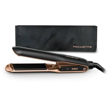 Преса за коса Rowenta Thermocare Ultimate Experience, керамично покритие, 5 температурни настройки, йонизация, технология Thermocare, черна | JAR Computers Rowenta Thermocare Ultimate Experience SF8120F0