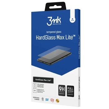 Протектор от закалено стъкло /Tempered Glass/ 3MK HardGlass Max Lite за Samsung Galaxy A53 5G, 9H твърдост | JAR Computers 3MK HardGlass Max Lite Samsung Galaxy A53 5G