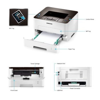 Samsung SL-M2835DW Wireless Laser Printer  Duplex
