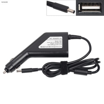 Захранване (заместител) за лаптопи Dell, 19.5V/2.31A/45W, 4.0 x 3.0 mm, за кола | JAR Computers Захранване Dell 19.5V/2.31A/45W