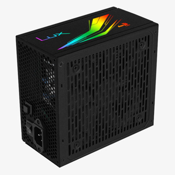 Захранване AeroCool LUX RGB 650M, 650W, Active PFC, 80+ Bronze, 120mm вентилатор | JAR Computers Захранване AeroCool LUX RGB 650M