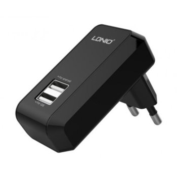 Зарядно устройство lDNIO DL-АC60 DC100 240V 5V/2,1A | JAR Computers Адаптер lDNIO DL-АC60 DC100 - 240V 5V/2,1A