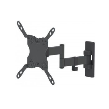 Стойка за телевизор Manhattan 461405, за стена, за екрани 13"-42", VESA до 200x200, до 20 кг, черен | JAR Computers Manhattan 461405