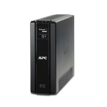 UPS APC Power-Saving Back-UPS Pro в комплект с разклонител APC Essential SurgeArrest 5, 1500/965W, Line Interactive | JAR Computers APC BR1500G-GR_PME5U2B-GR