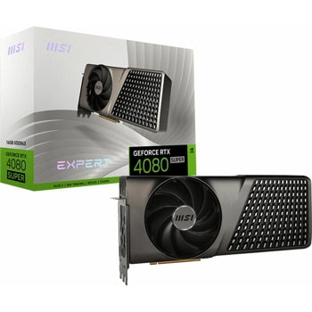 Видео карта Nvidia GF RTX 4080 Super, 16GB, MSI Expert, PCI-E, 4.0, GDDR6X, 256-bit, DisplayPort, HDMI | JAR Computers MSI GeForce RTX 4080 SUPER EXPERT 912-V511-242