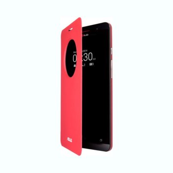 Asus ZenFone 5 View Flip Cover red