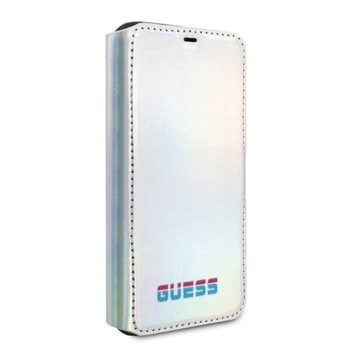 Guess Iridescent Booktype iPhone 11 Pro Max silver