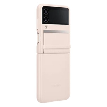 Samsung Flip4 Flap Leather Cover Peach EF-VF721LPE