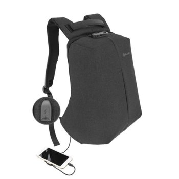 Раница за лаптоп Tellur V2, до 15.6" (39.62 cm), водоустойчивa, USB порт, черна | JAR Computers Tellur V2 15.6in