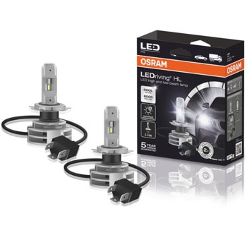 Автомобилна крушка Osram 9726CW, 14W, 1258lm, H4, P43t, LED, 2 броя в опаковка | JAR Computers Osram 9726CW 14W 1258lm 9726CW