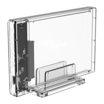 Кутия 2.5" (6.35 cm) Orico 2159C3, за HDD/SSD, USB 3.1 Type-C, прозрачна | JAR Computers Orico 2159C3 USB 3.1