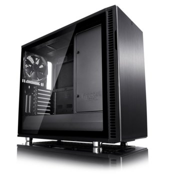 Кутия Fractal Design Define R6 Blackout TG, eATX/ATX/mATX/ITX, прозорец, черна, без захранване | JAR Computers Кутия Fractal Design Define R6 Blackout TG