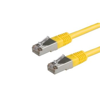 Пач кабел Roline, FTP, Cat.5e, 2.0м, жълт | JAR Computers Roline FTP Cat. 5e 2.0 м жълт 21.15.0142